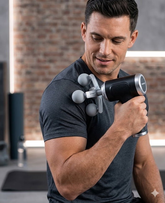 Professional 9-in-1 Muscle Massager | 7 Interchangeable Heads | 6-Speed Full Body Pain Relief