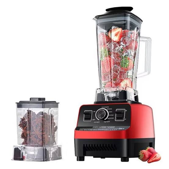 Silver Crest 2-in-1 Heavy Duty Blender & Grinder – 4500W – 2L Unbreakable Jug