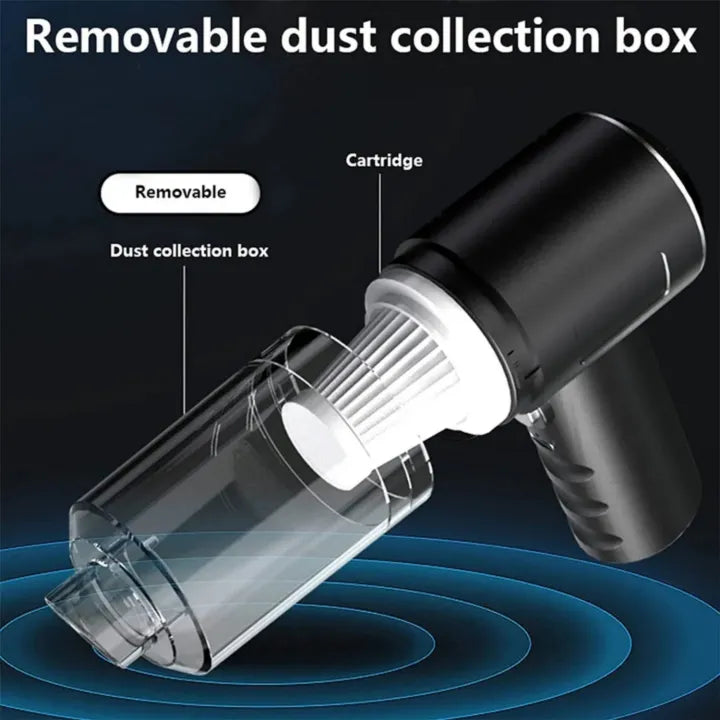 3-in-1 Rechargeable Cordless Handheld Vacuum Cleaner with LED Light