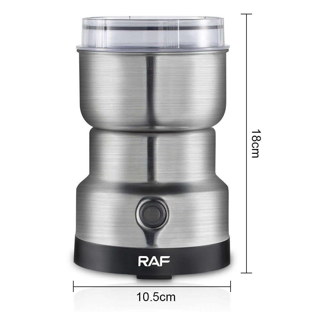 RAF Original 300W Mini Electric Grinder | 4-Blade Stainless Steel Coffee, Spice & Masala Grinder | Premium Food Processor