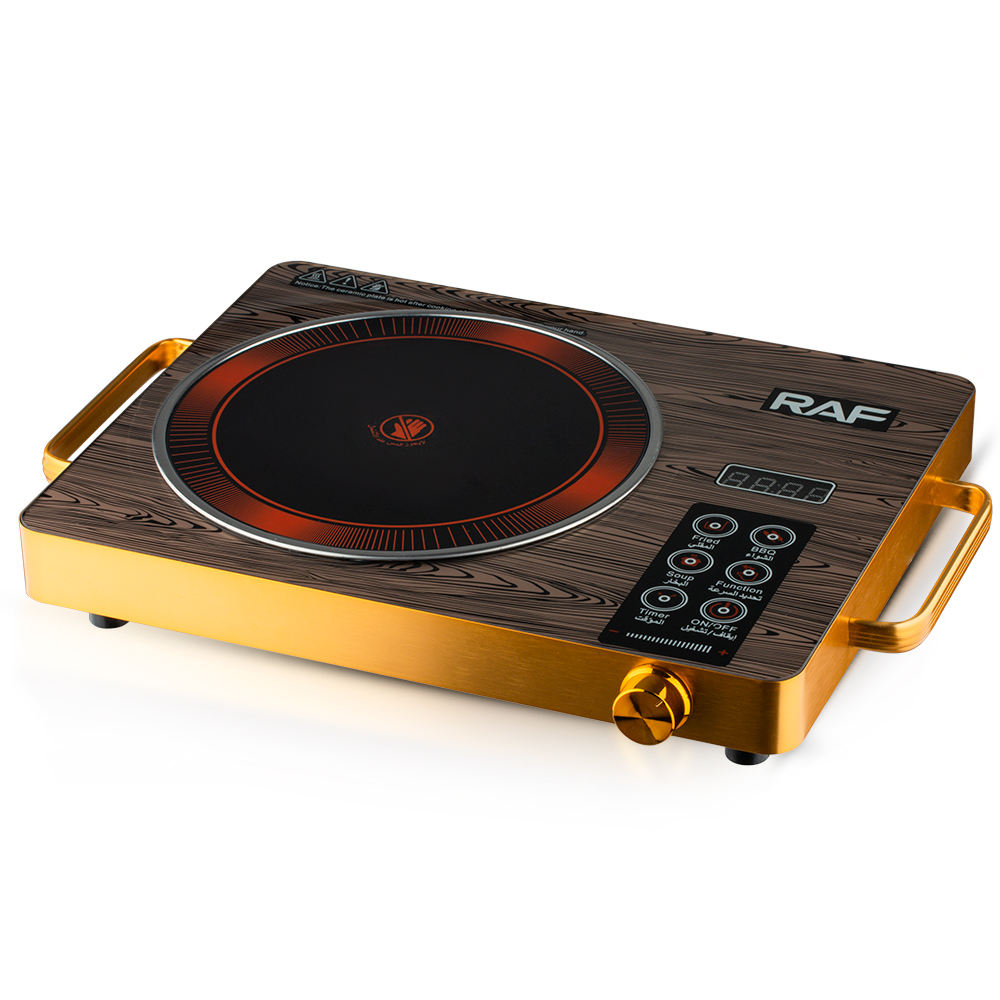 RAF 2000W Electric Infrared Cooker – Touch Control Induction Stove with Radiant Heating | Fast Cooking Hot Plate for Home Kitchen