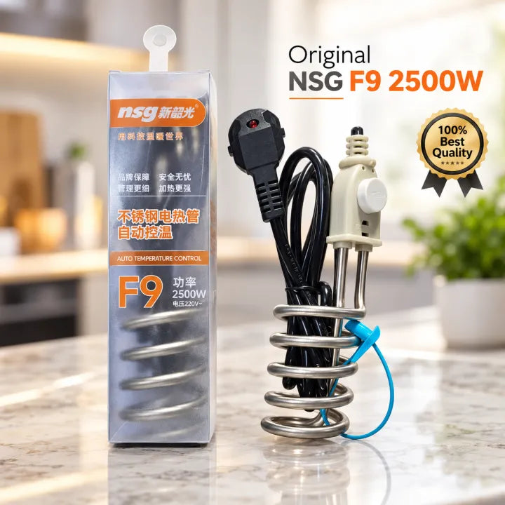 NSG F9 2500W Immersion Water Heater Rod | Auto Cut-Off