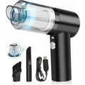 3-in-1 Rechargeable Cordless Handheld Vacuum Cleaner with LED Light