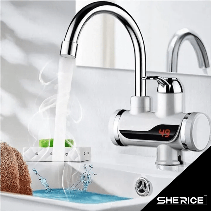 Instant Hot Water Tap Electric Geyser | Bathroom & Kitchen Basin Faucet Heater