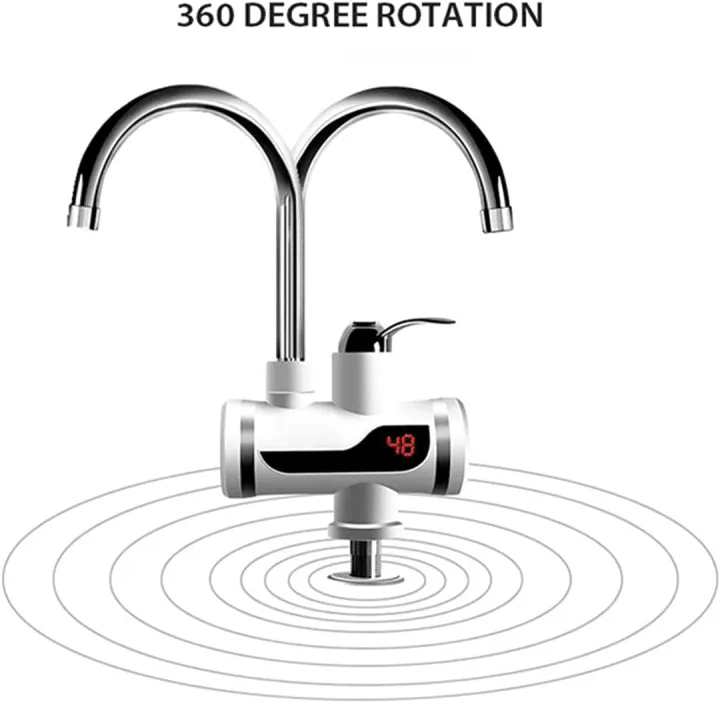 Instant Hot Water Tap Electric Geyser | Bathroom & Kitchen Basin Faucet Heater