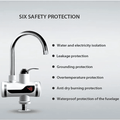 Instant Hot Water Tap Electric Geyser | Bathroom & Kitchen Basin Faucet Heater